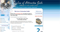 Desktop Screenshot of law-of-attraction-guide.com